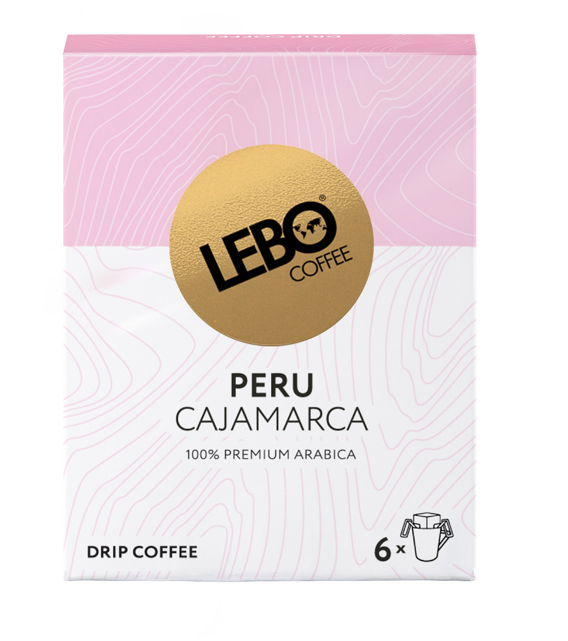Изображение товара Кофе Lebo Mono Peru молотый дрип-пакеты (10.5г x 6шт), 63г