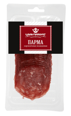 Колбаса Царь-продукт Парма сырокопченая нарезка, 100г