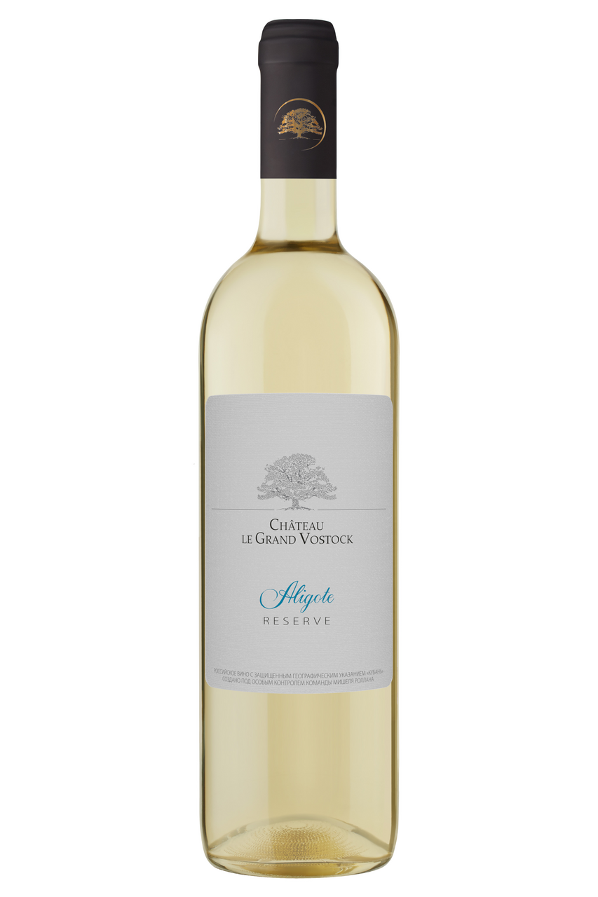 Изображение товара Вино Chateau Le Grand Vostok Aligote Reserve белое сухое 0.75л из России