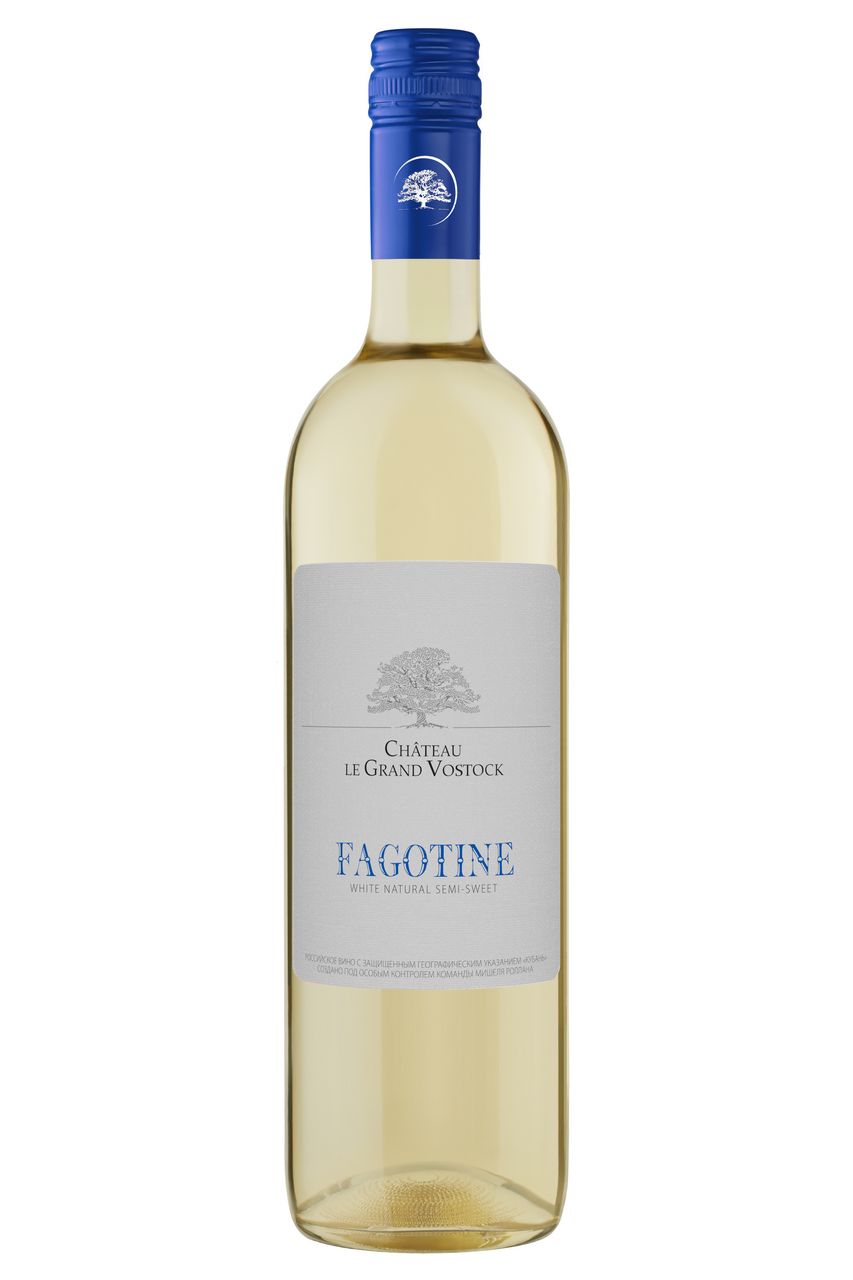 Изображение товара Вино Chateau Le Grand Vostok Fagotine белое полусладкое, 0.75л