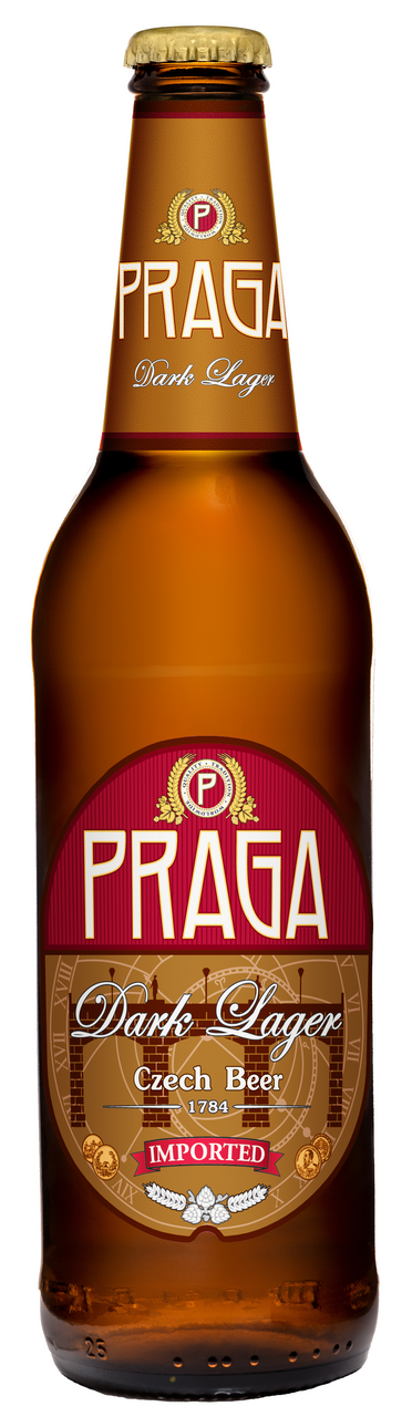 Изображение товара Пиво Praga Dark Lager, 0.5л - Чехия, Темное, 4.5% алкоголя