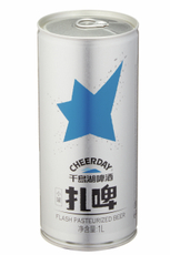 Пиво Cheerday Silver светлое, 1л