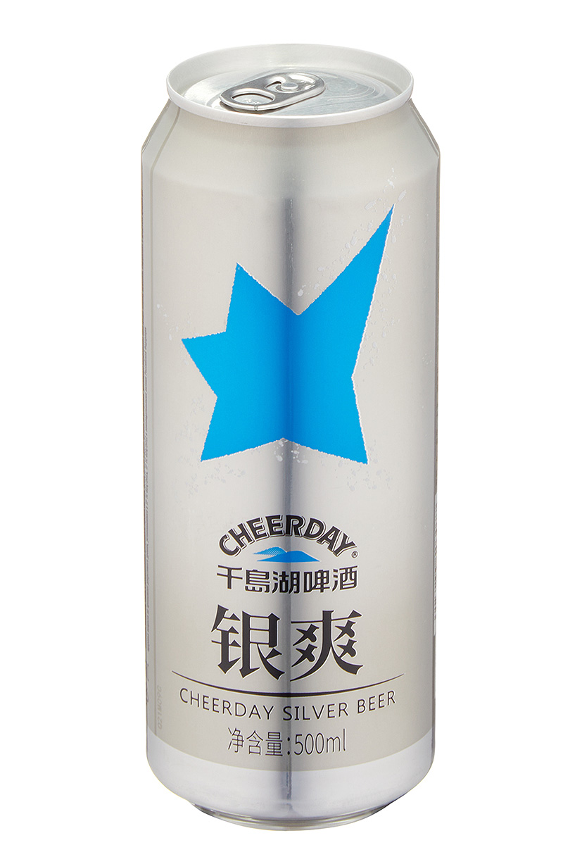 Изображение товара Пиво Cheerday Silver светлое, 0.5л