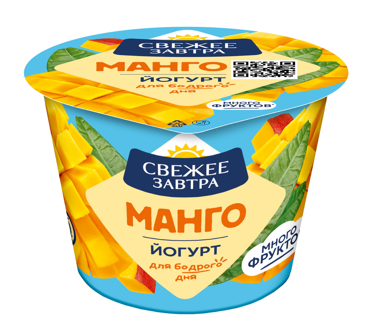 Йогурт Свежее завтра с манго 2.6%, 180г
