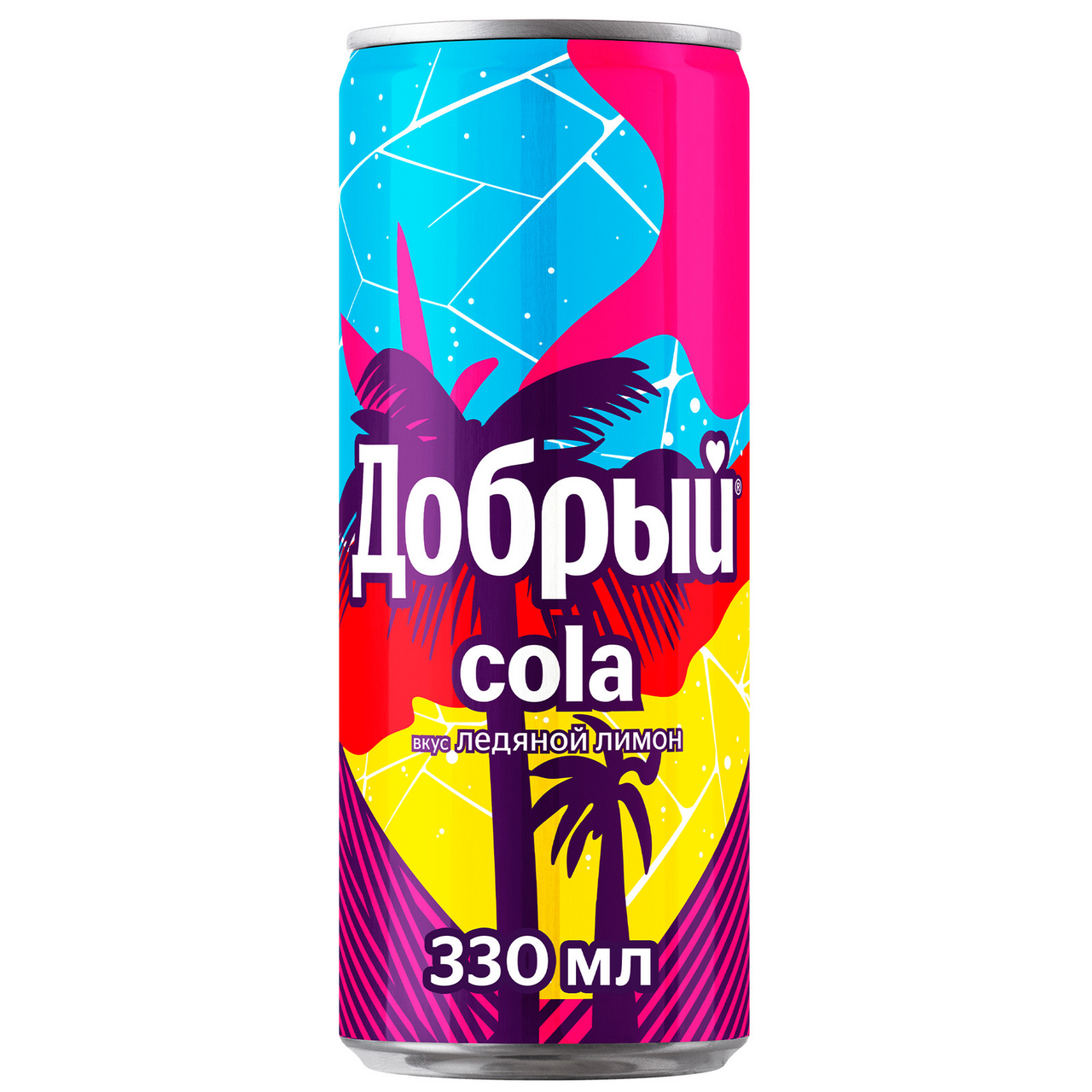Изображение товара Напиток Добрый Cola Ледяной лимон газированный, 330мл