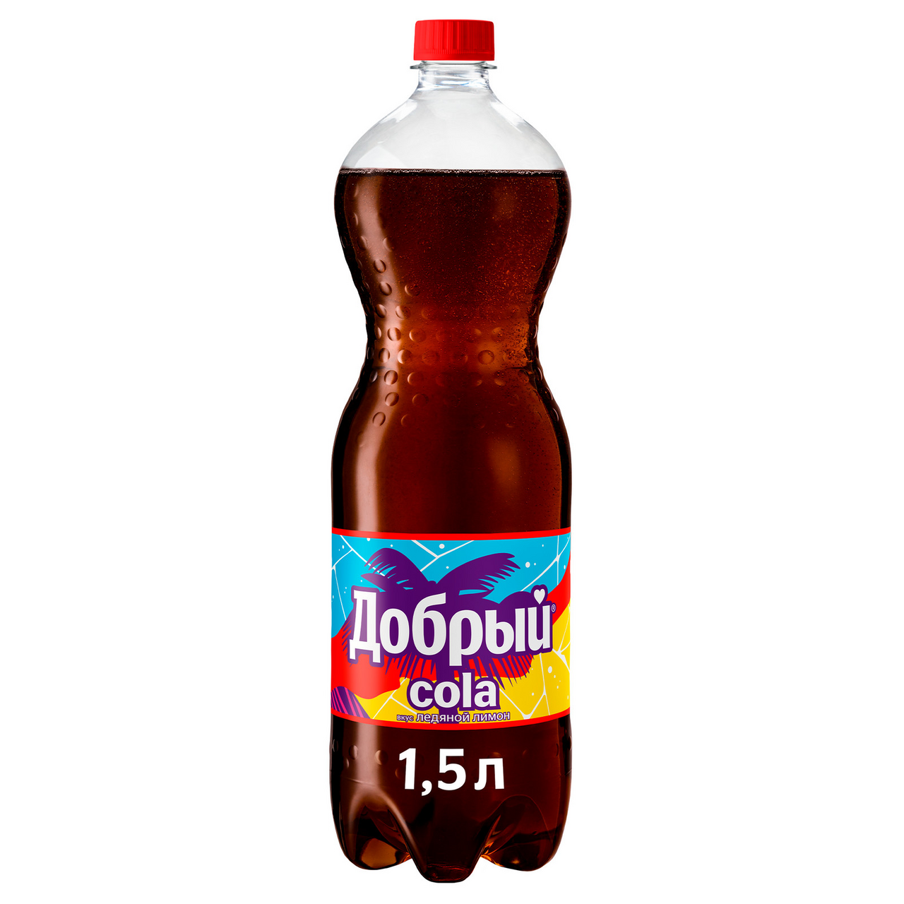 Изображение товара Напиток Добрый Cola Ледяной лимон газированный, 1.5л