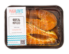 Форель РыбаLove стейк в маринаде Том ям охлажденная, 400г