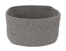 Tarrington House Корзина для хранения Deco с серой шнуровкой размер S, 270 x 250 x 160мм