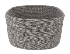 Tarrington House Корзина для хранения Deco с серой шнуровкой размер M, 310 x 260 x 180мм
