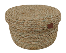 Tarrington House Корзина для хранения Straw с крышкой размер S, 360 x 160 x 160мм