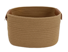 Tarrington House Корзина для хранения Deco с бежевой шнуровкой размер M, 310 x 260 x 180мм