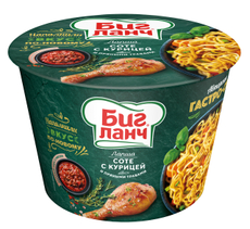 Лапша быстрого приготовления Биг ланч соте с курицей, 90г