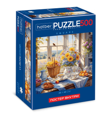 Пазлы Hatber Square На даче для детей 500 элементов А2Ф, 480 x 480мм
