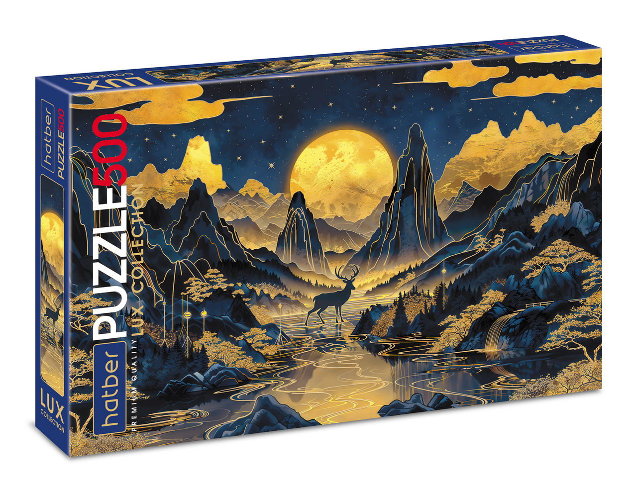 Пазлы Hatber Lux 3D Лунная ночь для детей 500 элементов А2Ф, 480 x 330мм