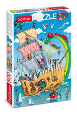 Пазлы Hatber Пиратский корабль для детей 500 элементов А2Ф, 330 x 480мм