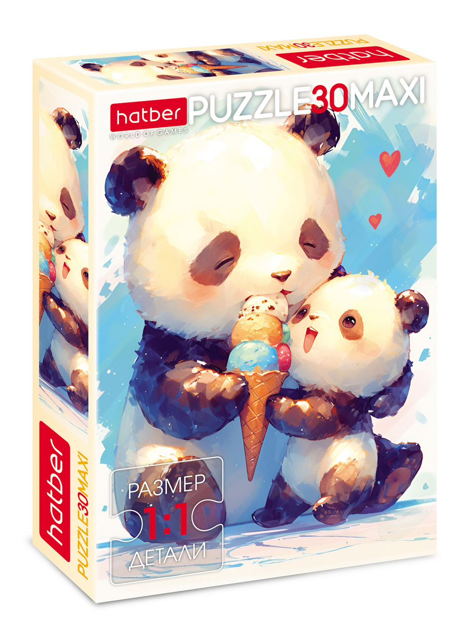 Пазлы Hatber Maxi Мамина радость для детей 30 элементов А4Ф, 210 x 290мм