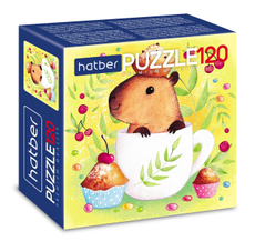 Пазлы Hatber Малыш капибара для детей 120 элементов А5Ф, 150 x 150мм