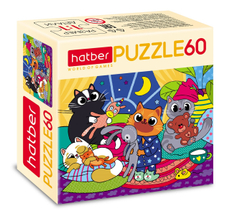 Пазлы Hatber КотоВасия для детей 60 элементов А5Ф, 165 x 230мм