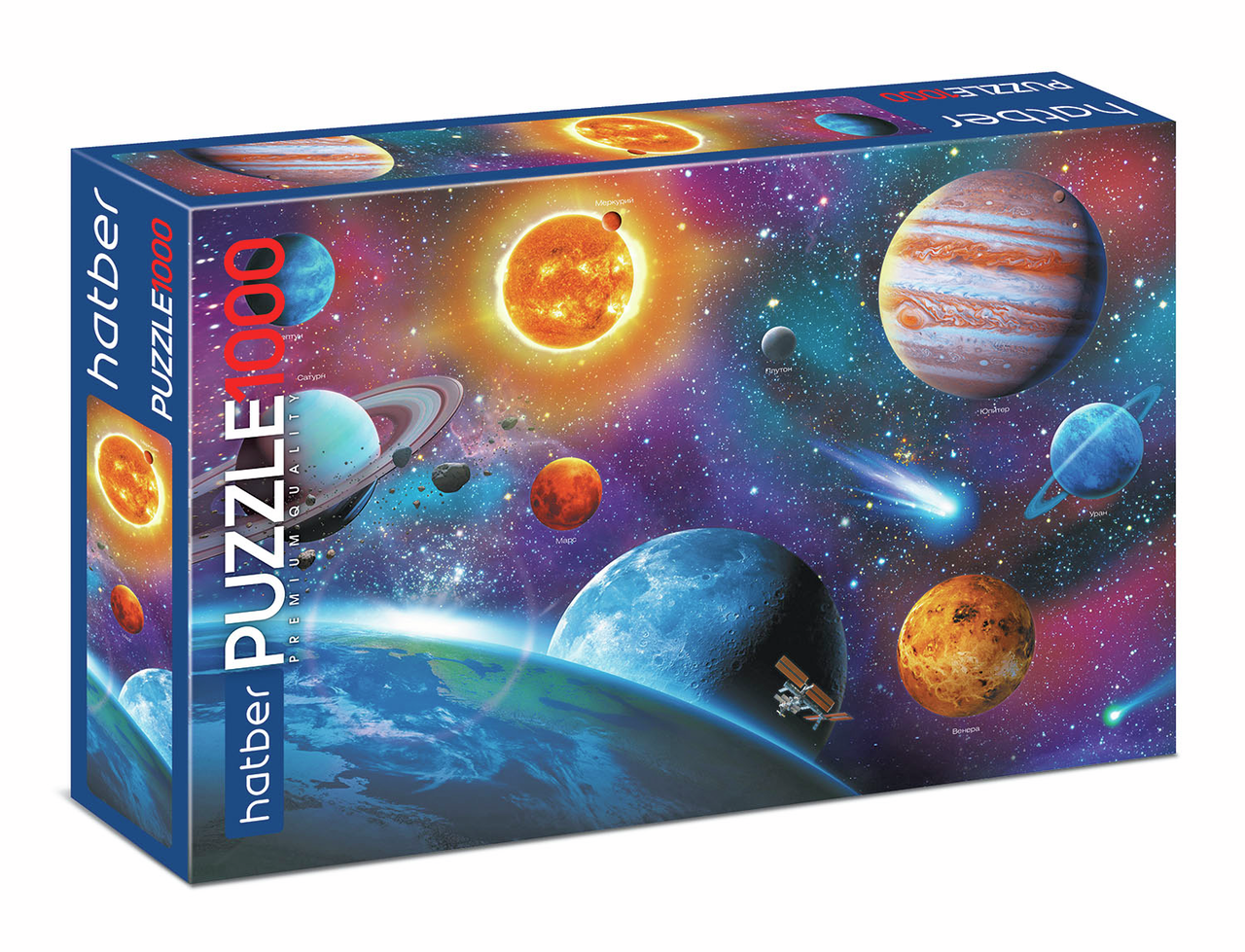 Пазлы Hatber Космос 1000 элементов А2Ф, 680 x 480мм