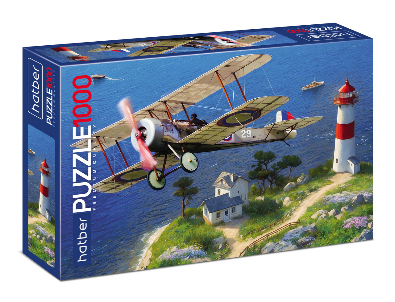 Пазлы Hatber Полет над морем 1000 элементов А2Ф, 680 x 480мм