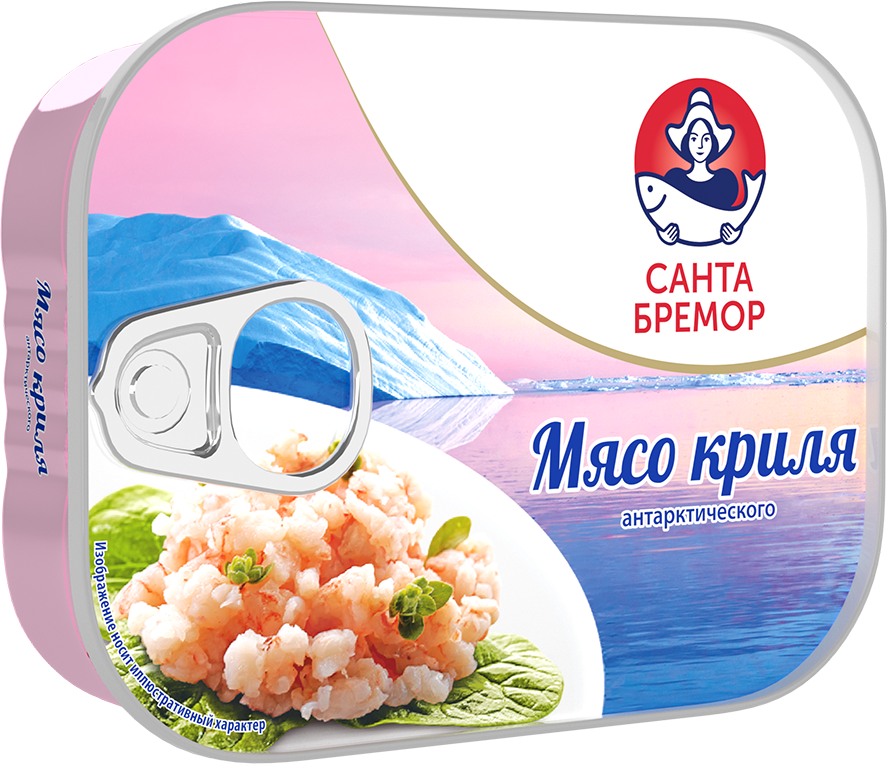 Мясо криля Санта Бремор антарктического, 100г