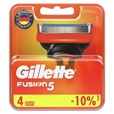 Кассета для бритвенного станка Gillette Fusion, 4шт