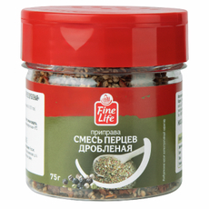 Fine Life Приправа смесь перцев дробленая, 75г