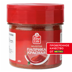 Fine Life Приправа паприка красная молотая, 60г
