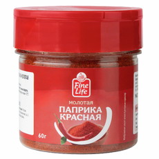 Fine Life Приправа паприка красная молотая, 60г