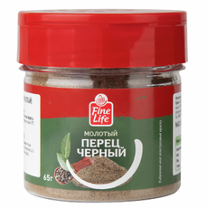 Fine Life Приправа перец черный молотый, 65г