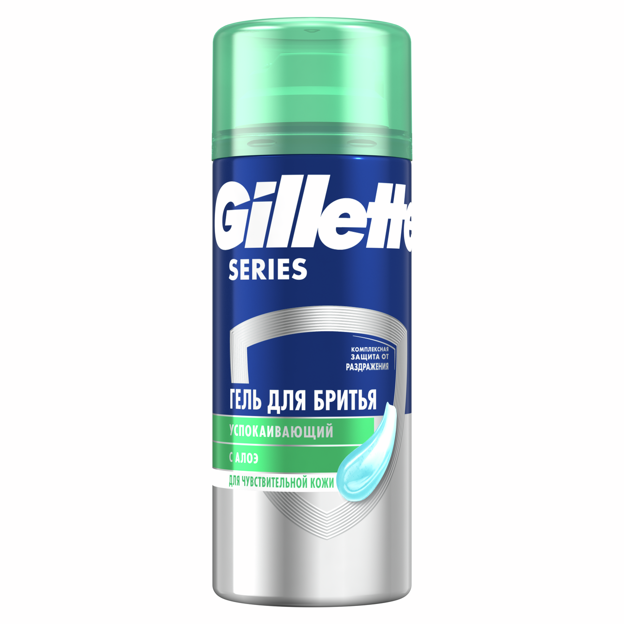 Гель для бритья Gillette Успокаивающий с алоэ, 75мл