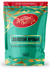 Какао-порошок Красный Октябрь Золотой ярлык, 185г