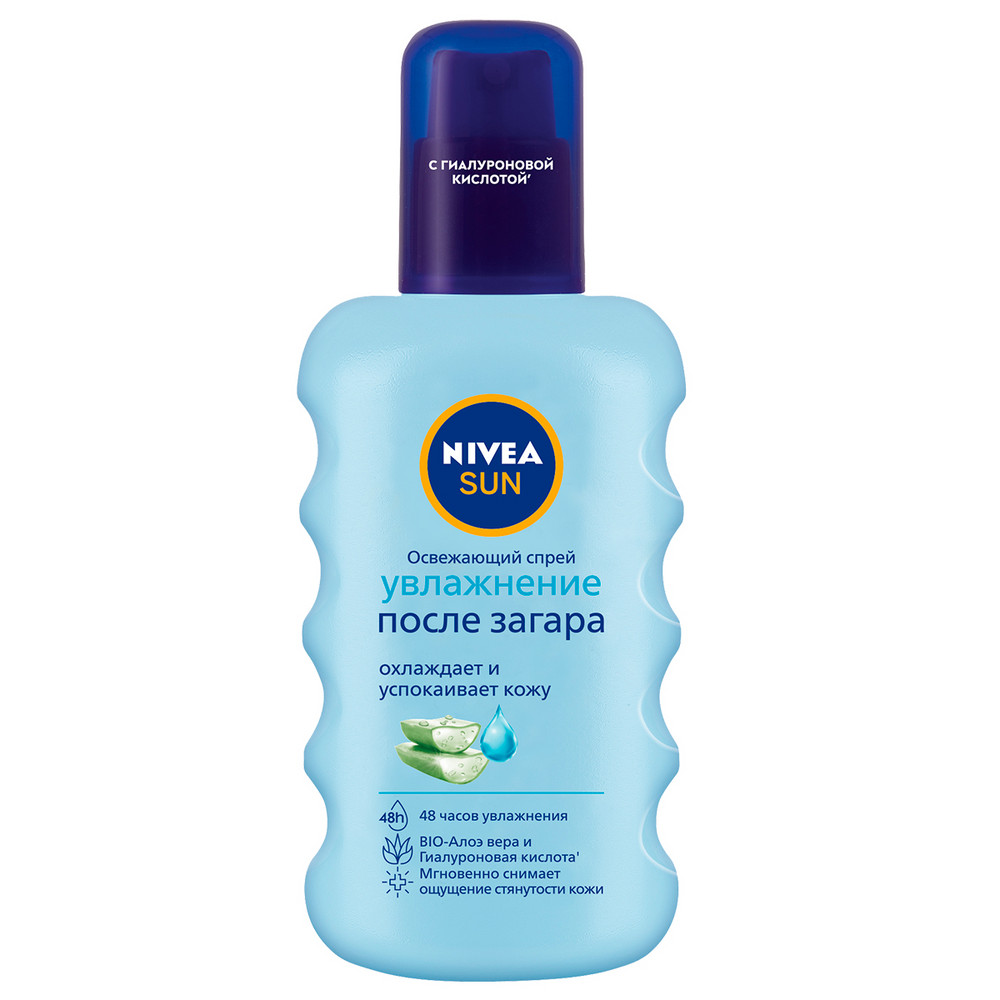 Спрей Nivea освежающий Увлажнение после загара, 200мл