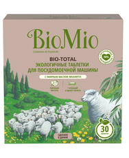 Таблетки для посудомоечных машин BioMio 7в1, 30шт