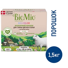 Стиральный порошок BioMio для цветного белья, 1.5кг