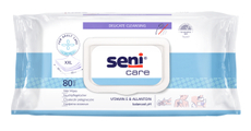 Салфетки влажные Seni с витамином Е, 80 листов