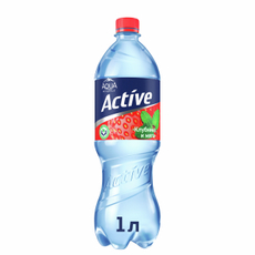 Вода Aqua Minerale Fresh Active с клубникой и мятой негазированная, 1л