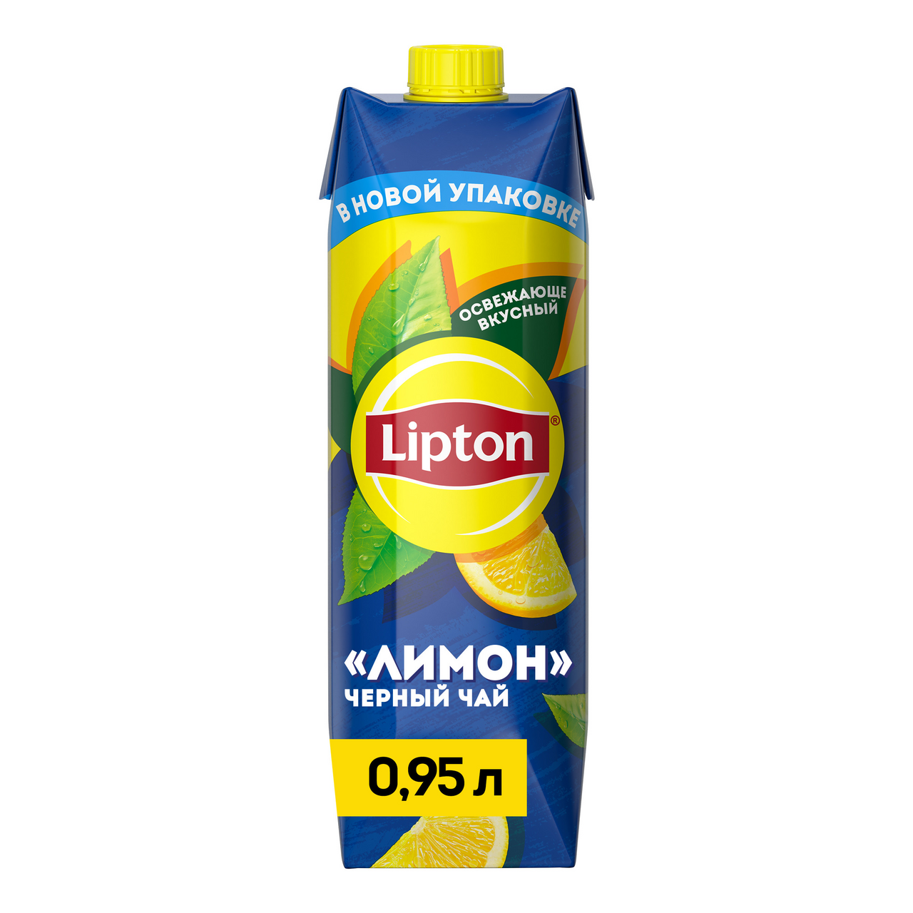 Чай черный Lipton с лимоном холодный, 950мл