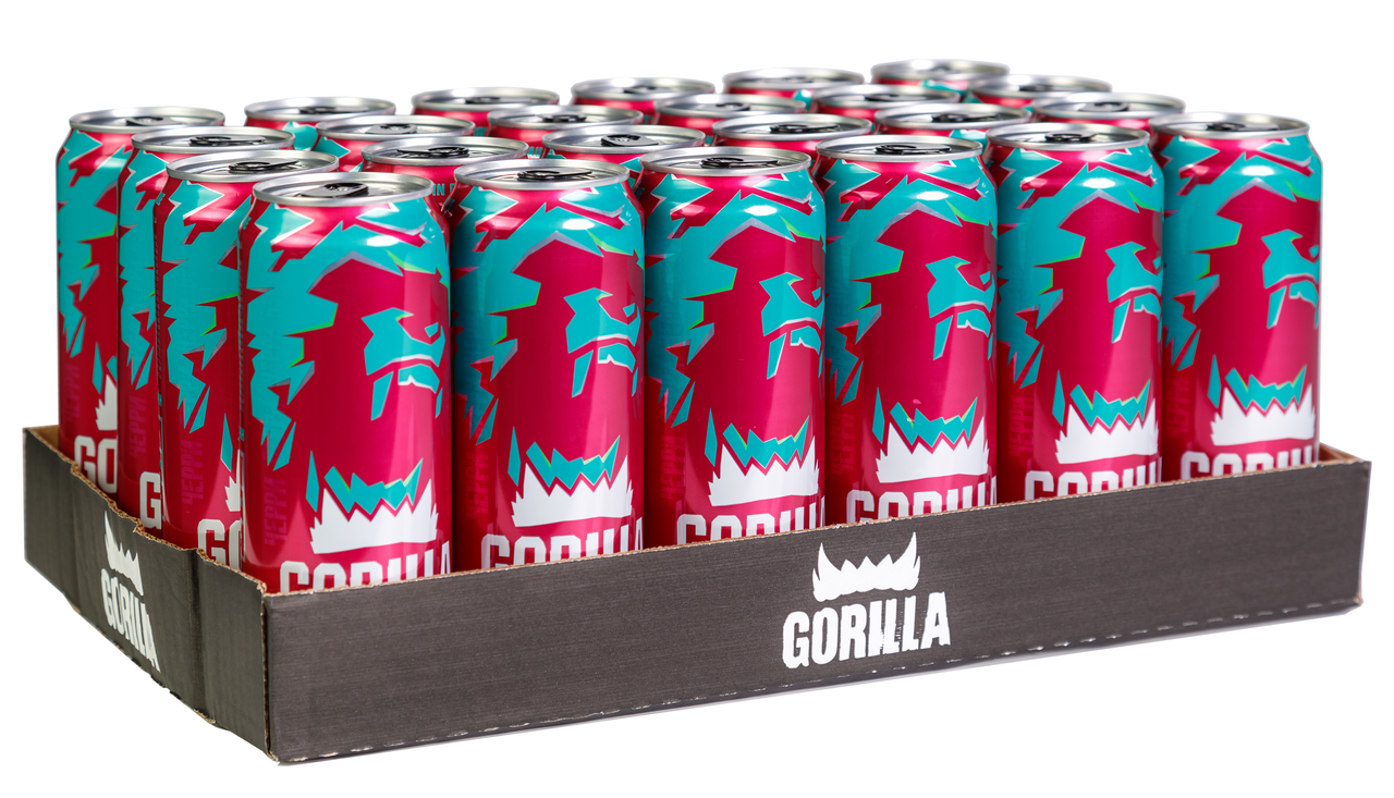 Напиток энергетический Gorilla Cherry Berry с вишней, 450мл х 24 шт