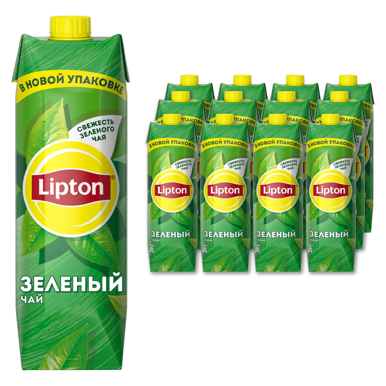 Чай зеленый Lipton холодный, 950мл x 12 шт