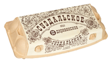 Яйцо куриное Суздальское Деревенское С0, 10шт