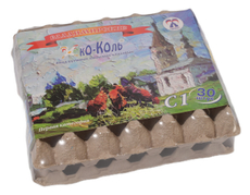 Яйцо куриное Кокольчики Владимирское С1, 30шт