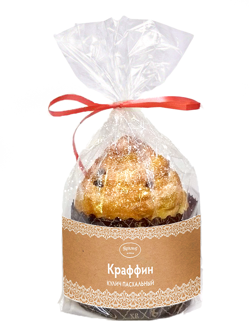 Кулич Ярхлеб Пасхальный краффин, 300г