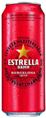 Пиво Estrella Damm светлое, 0.5л