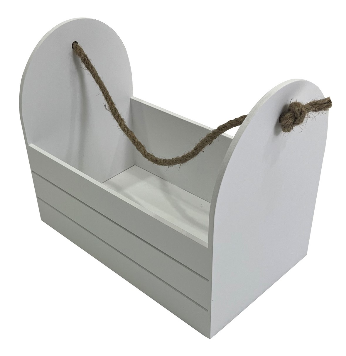 Tarrington House Ящик для хранения Гифт деревянный белый, 30 x 18 x 25см