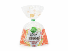 Кекс Родные Просторы Творожный с апельсиновыми цукатами и шоколадом, 310г