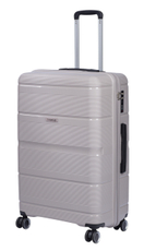 Чемодан Triplus Nova серый размер L 4 колеса, 49 x 31 x 75см