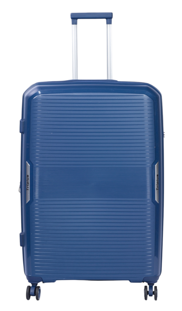 Чемодан Triplus Rock синий размер L 4 колеса, 49 x 31 x 75см