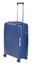 Чемодан Triplus Rock синий размер M 4 колеса, 44 x 26.5 x 65см