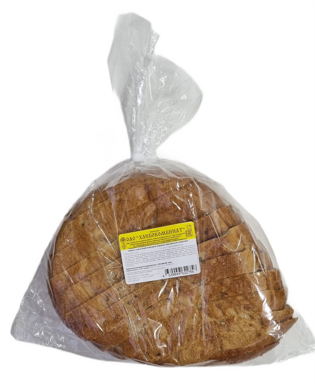 Хлеб злаковый нарезка, 300г